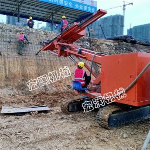 生產(chǎn)多功能液壓錨固鉆機，山體護坡鉆孔機